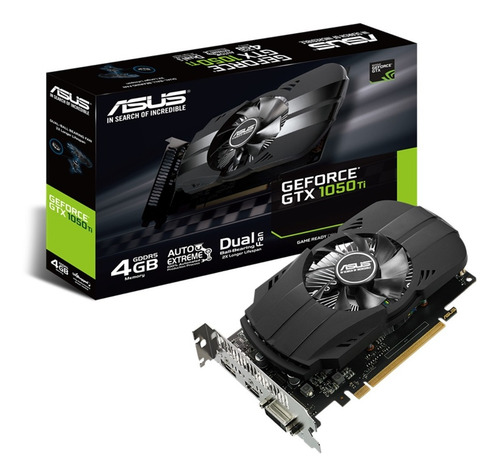 Imagen 1 de 10 de Placa Video Asus Phoenix Geforce Gtx 1050 Ti 4gb Gddr5 Hdmi
