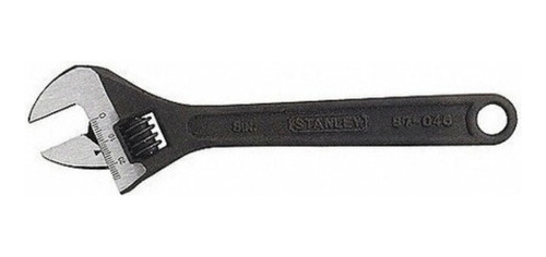 Llave Francesa Negra Fosfatada 87-048la Stanley 87-048la