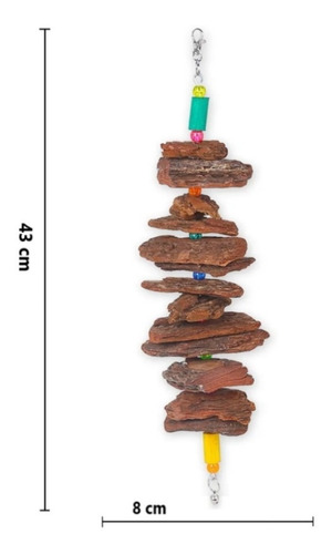 Imagem 2 de 4 de Brinquedo Pendulo Safari Para Aves Calopsita Papagaio
