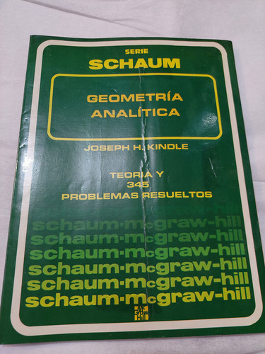 Geometria Analitica , Serie Schaum , Joseph H. Kindle