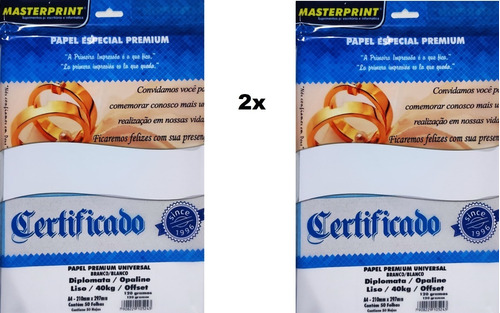 Papel A4 Diplomata Liso 120g Pct Com 50