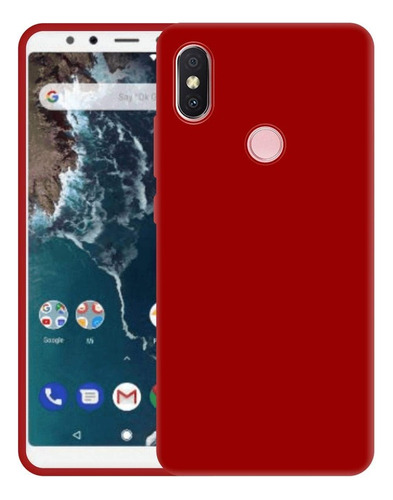 Funda Case Para Xiaomi Redmi Note 10 Pro Soft Feeling Rojo