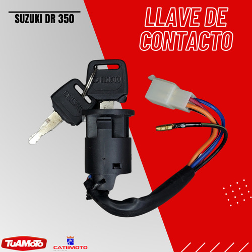 Llave De Contacto Para Moto Suzuki Dr 350 Catiimoto