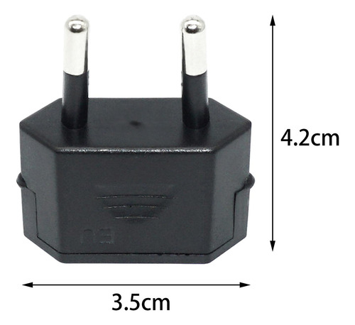 Adaptador De Plugue Europeu Conversor De Soquete Europeu