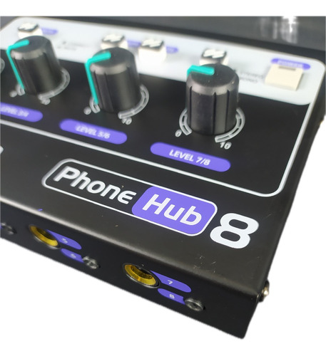 Amplificador De Fone Waldman Ph-8 Phone Hub 8 Com Fonte 100v/240v