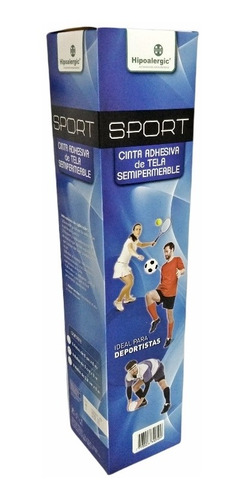 Imagen 2 de 8 de Cinta Deportiva Sport Para Estribar 6 Rollos Hipoalergic