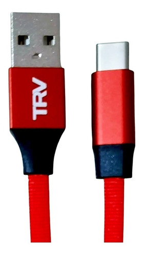 Cable Mallado Trv  Usb -tipo C Carga Rápida 2.4 Sync Cable