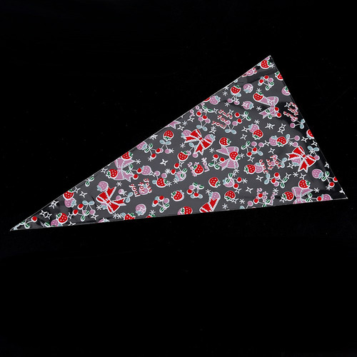 Cereza: 3 Bolsas De Celofán Para Caramelos De Seda X 17 Cm X