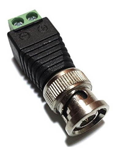 Imagen 2 de 6 de Bnc Balum Macho Conector A Coaxial Cat5 Cctv Adaptador 20 Pz
