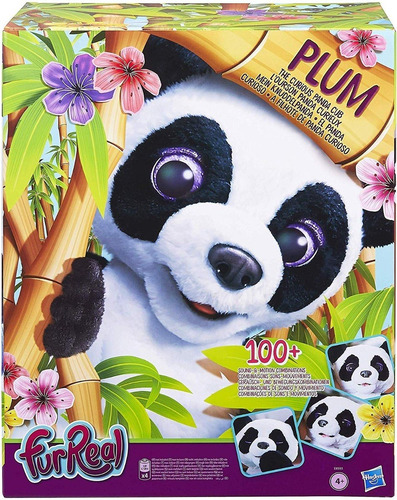 Fur Real Oso Panda Curioso Plum Friends