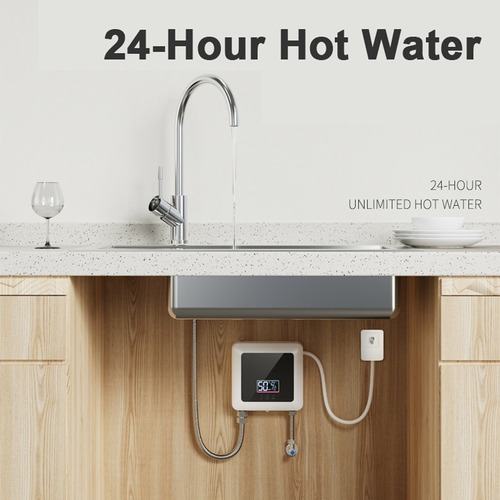 Calentador De Agua Instantáneo, 7500 W, Modo De Termostato