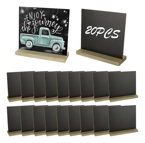 comprar 20 Piezas Mini Letreros De Pizarra, Letreros De Pizarra Pequ