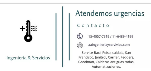 Servicio Técnico Baxi/peisa/ocean/caldaia, Calderas Antiguas