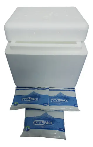comprar Pack: Caja Teknopor + 3 Gelpack 250grs