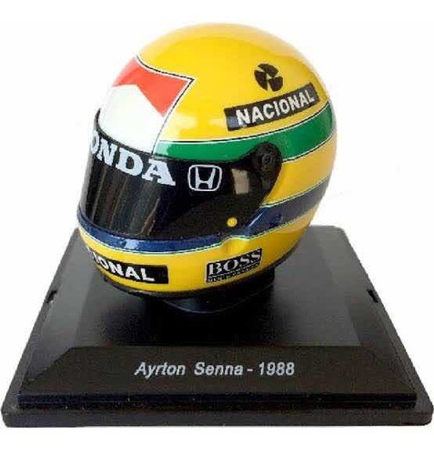 Spark F1 1/5 Capacete Bell 1988 Ayrton Senna #12