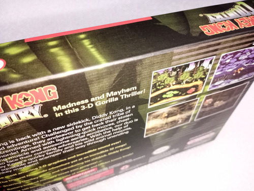 Donkey Kong Country Dkc En Caja Para Super Nintendo, Repro