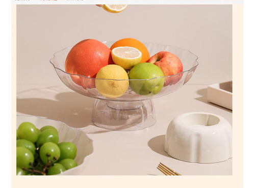 Expositor Para Frutas, Chapado En Plata, Diseño Elevado
