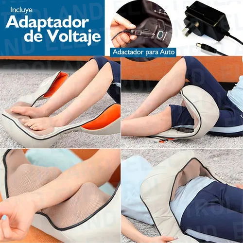 Masajeador cervical hombros pies shiatsu calor infrarrojo new arrivals