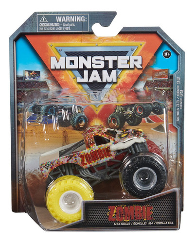 Monster Jam Vehiculo 1.64 Metal Zombie Int 6067658