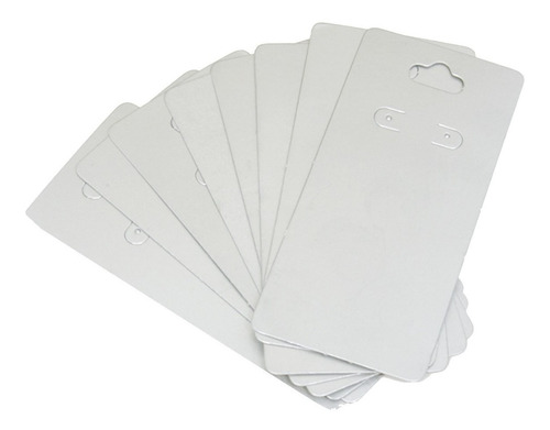 1000 Cartelas De Papel P/ Brinco 12 X 6 Cm - Cores Variadas