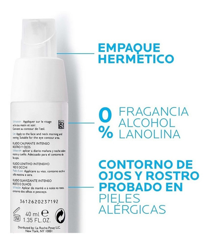 Hidratante La Roche-posay Toleriane Ultra Fluido X 40 Ml