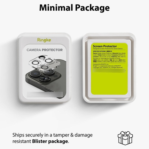 Vidrio Templado Camara Ringke Para iPhone 13 13 Mini Pro Max