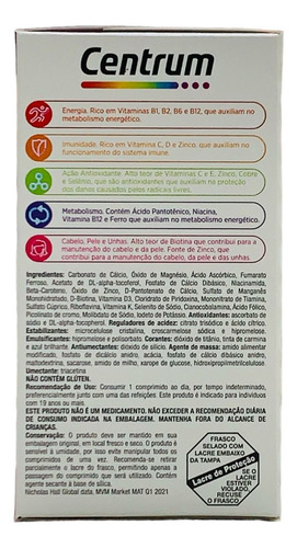 Kit Centrum Mulher 60+30 Comp (tratamento P/ 3 Meses)