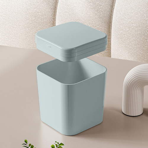 Mini Home Flip Top Storage Box Car Storage Bin Desktop Tray