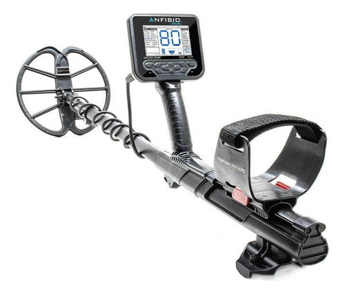 Detector De Metais Anfibio Multi Nokta Bobina 15'' Cor Preto