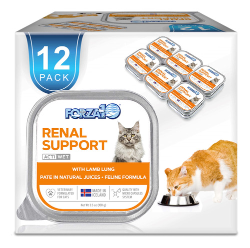 Forza10 Wet Renal Care - Alimento Para Gatos Con Cordero, La