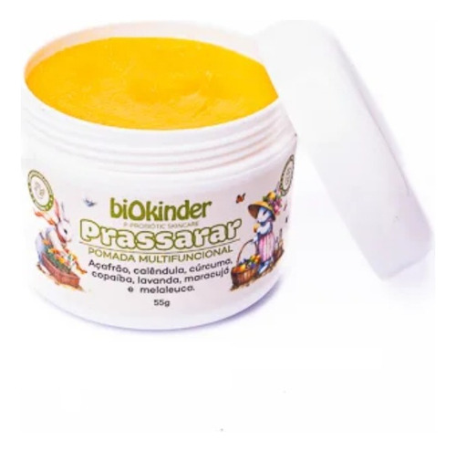 Pomada Cicatrizante Biokinder Bebê 55g 55ml Hipoalergênica