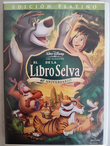 El Libro De La Selva / Dvd Infantil Walt Disney 40° Anivers.
