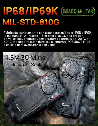 Celular Ultraresistente Con Super Parlante 7gb Ram, 64gb Rom
