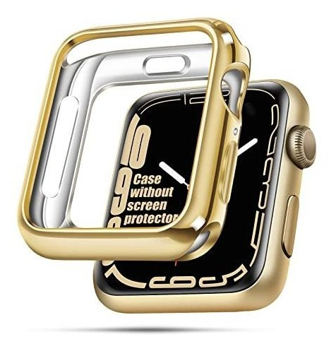 Funda Protectora Iwatch Series 1 2 3 4 5 6 7 8 Gold 41mm