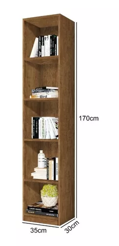 Sapateira Vertical Estreita 100% Mdf Amendoa - R$ 299