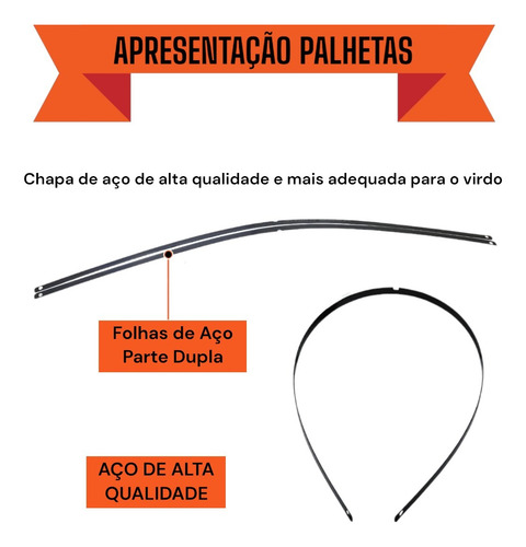 Kit Palheta Limpador Parabrisa Silicone Fox 2013 A 2022