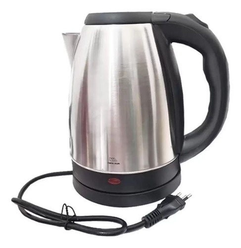 Chaleira Elétrica 1.8l Desligamento Automático Mimo Style Cor Inox/preto 220v