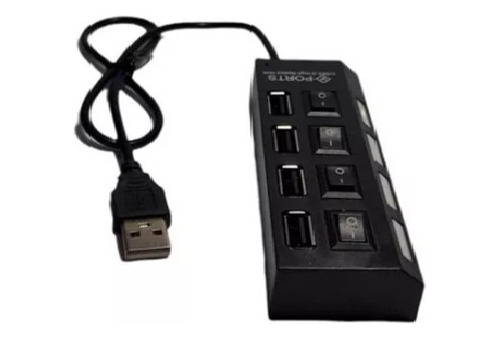 Adaptador Multipuerto Usb 2.0 4 Puertos