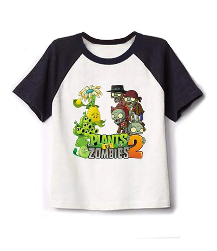 Remera Combinada Plants Vs. Zombies !!