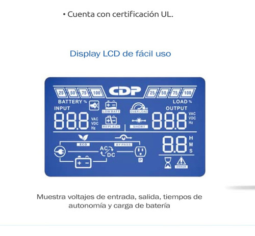 Ups Profesional Cdp On-line Upo11-3 De 3000va (Usado)
