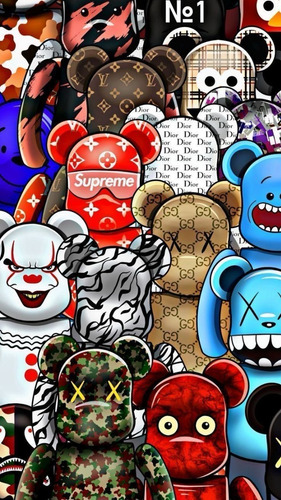Funda Antigolpes Para Iphone Y Otros Kaws Supreme Hypebeast Negro Iphone Xr