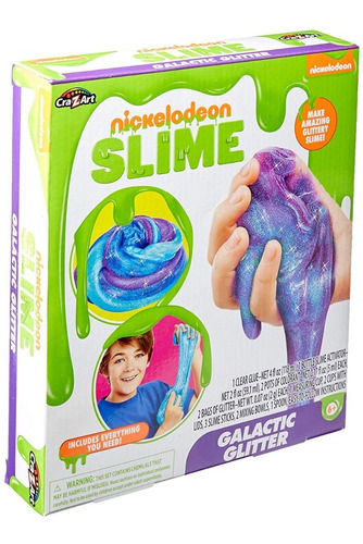 Slime, Nickelodeon, Galactic Glitter Medium Boxed Kit Z 