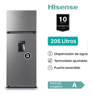 Refrigeradora Hisense 205l Top Mount Con Dispensador De Agua