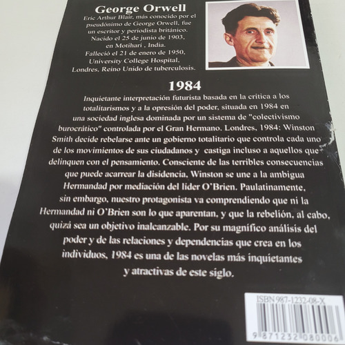Libro,1984,george Orwell, American Ediciones, Caballito (Usado)