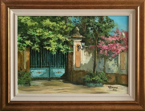 1980- Amira Bessone 91x71cm Com Moldura - Série Portões. (Usado)