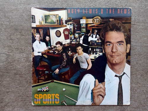 Disco Lp Huey Lewis And The News - Sports (1983) Usa R5