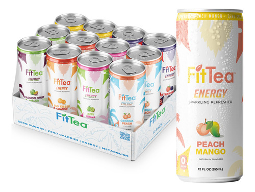 Fittea Paquete Variado De Bebidas Energeticas Saludables De 