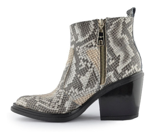 Imagen 5 de 6 de Botitas Botinetas Botas De Mujer De Cuero Olivia - Ferraro