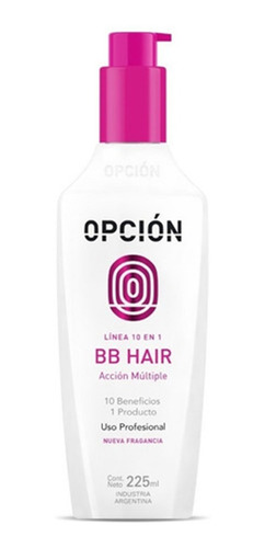 Crema Para Peinar Opción Bb Hair Acción Múltiple 225 Ml