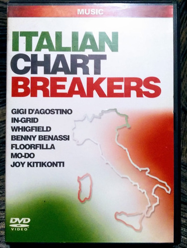 Italian Chart Breakers Dvd Compilado Música Electrónica (Usado)